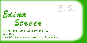 edina streer business card